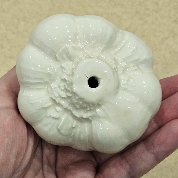 VINTAGE HANDPAINTED CERAMIC GARLIC MAJOLICA DECOR DISPLAY ART VIETRI ITALY - Picture 6 of 6